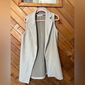 Chic Sleeveless Tan Vest